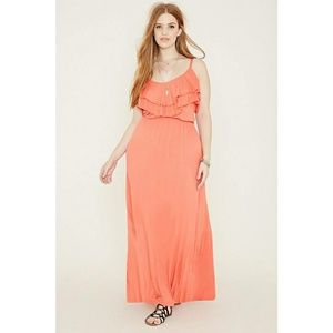 Plus Size Ruffled Maxi Dress NWT - Sold Out Online